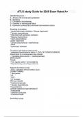 ATLS study Guide for 2025 Exam Rated A&plus;