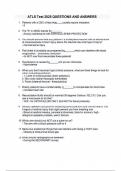 ATLS Test 2025 QUESTIONS AND ANSWERS