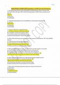 EMS FINAL EXAM 100 Questions with Correct Answers&period;