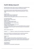 FLETC Written Exam -1 QUESTIONS AND ANSWERS