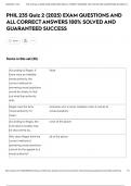 PHIL 235 Quiz 2 &lpar;2025&rpar; EXAM QUESTIONS AND ALL CORRECT ANSWERS 100&percnt; SOLVED AND GUARANTEED SUCCESS