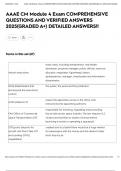 AAAE CM Module 4 Exam COMPREHENSIVE QUESTIONS AND VERIFIED ANSWERS 2025&lpar;GRADED A&plus;&rpar; DETAILED ANSWERS&excl;&excl;