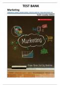 TEST BANK for Marketing&comma; Tenth Canadian Edition by Crane&comma; Kerin&comma; Hartley&comma; and Rudelius &vert;all chapters&vert;