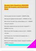Nccaom Herb Questions 2025&sol;2026  Exam All Answers and Illustrations  Given