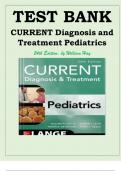 CURRENT Diagnosis and Treatment Pediatrics 24th Edition Hay Levin Test Bank
