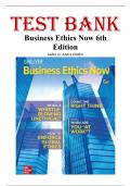Business Ethics Now 6th Edition - Test Bank by Andrew W&period; Ghillyer &lpar;ISBN&colon; 9781260575736&rpar;