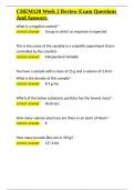 CHEM120 Week 2 Review Exam Questions And Answers&period;docx