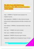 PN 2003 Final 2025&sol;2026 Exam  Questions with 100&percnt; Correct Answers &vert;  Latest Update 