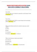 Idaho Pesticide Applicator Exam 2025 &ndash; Full Question Set with Correct Answers and Explanations