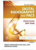Test Bank For Digital Radiography and PACS&comma; 4th edition by Christi Carter &vert;&vert;LATEST EDITION