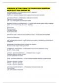 FNDH 620 ACTUAL FINAL PAPER 2025&sol;2026 QUESTION AND SOLUTIONS GRADED A&plus;