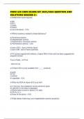 FNDH 620 CORE EXAMS SET 2025&sol;2026 QUESTION AND SOLUTIONS GRADED A&plus;