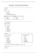 samenvatting frans vervoegingen 