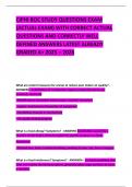 CIPHI BOC STUDY QUESTIONS EXAM &lpar;ACTUAL EXAM&rpar; WITH CORRECT ACTUAL QUESTIONS AND CORRECTLY WELL DEFINED ANSWERS LATEST ALREADY GRADED A&plus; 2025 &ndash; 2026