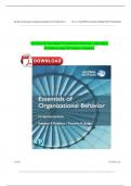 Test Bank for Organizational Behavior 15th Edition by Robbins and Judge&period;