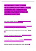 FBLA BUSINESS ETIQUETTE EXAM &lpar;ACTUAL EXAM&rpar; WITH CORRECT ACTUAL QUESTIONS AND CORRECTLY WELL DEFINED ANSWERS LATEST ALREADY GRADED A&plus; 2025 &ndash; 2026