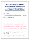 NURS 5220&sol; NURS5220 EXAM 3 &vert; COMPLETE 2025 ACTUAL EXAM WITH CORRECT VERIFIED ANSWERS &vert; GUARANTEED A&plus; EXAM EXCELLENCE