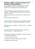 MCCQE I &lpar;PART 1&rpar; Exam Questions and Answers &lpar;Solved Papers&rpar;
