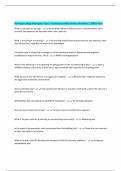 Assisted Living Managers Test &vert; Questions with Correct Answers &vert; 100&percnt; Pass
