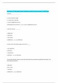 Associate CET 6th guide Exam&vert; Questions with Correct Answers &vert; 100&percnt; Pass