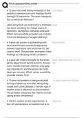 PALS 2025 UPDATED ACTUAL EXAM WITH CORRECT SOLUTIONS&period;