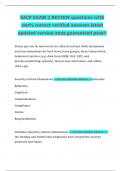 SACP EXAM 3 REVIEW questions with 100&percnt; correct verified answers latest updated version 2025 guaranteed pass&excl;&excl;
