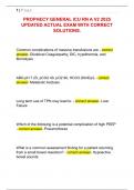 PROPHECY GENERAL ICU RN A V2 2025  UPDATED ACTUAL EXAM WITH CORRECT  SOLUTIONS&period;
