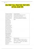 CEA PREP FULL PRACTICE TEST WITH  ACTUAL EXAM TIPS