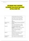 COLORADO PEST CONTROL  CATEGORY 304 STATE TEST WITH  ACTUAL EXAM TIPS