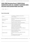 LEGL 2700 Roessing Exam 2 &lpar;2025&rpar; EXAM QUESTIONS AND ALL CORRECT ANSWERS 100&percnt; SOLVED AND GUARANTEED SUCCESS