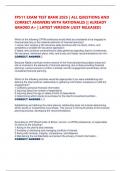 FP511 EXAM TEST BANK 2025 &vert; ALL QUESTIONS AND CORRECT ANSWERS WITH RATIONALES &vert;&vert; ALREADY GRADED A&plus; &vert; LATEST VERSION &lpar;JUST RELEASED&rpar;
