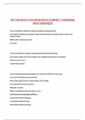 DP-100 PRACTICE EXAM WITH CORRECT ANSWERS 100&percnt; VERIFIED&excl;&excl;