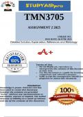 TMN3705 Assignment 2 2025 - Due 20 June 2025