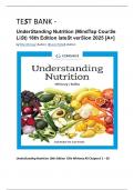 TEST BANK  for Understanding Nutrition &lpar;MindTap Course List&rpar; 17th Edition by Ellie Whitney &lpar;Author&rpar;&comma; Sharon Rolfes &lpar;Author&rpar;&comma; Haiyan Maier &lpar;Author&rpar; latest version 2025&sol;2026  &lbrack;A&plus;&rsqb; All Chapters Fully Covered