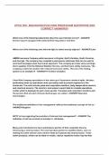 CPCU 500 - MANAGING EVOLVING RISKS EXAM QUESTIONS AND CORRECT ANSWERS&excl;&excl;