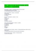 FAC 1502 EXAM QUESTIONS WITH CORRECT ANSWERS