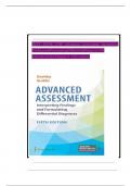 Test Bank For Advanced Assessment Interpreting Findings and Formulating Differential Diagnoses&comma; 5th Edition by Mary Jo Goolsby&comma; Laurie Grubbs&vert; 9781719645935&vert; All Chapters 1-22&vert; LATEST