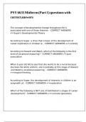 PSY 6635 Midterm &lpar;Part 1&rpar; questions with correct answers