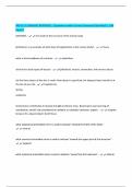 BIO151 LEARNING PORTAGE &vert; Questions with Correct Answers &lpar;Verified&rpar; &vert; 100 Pass&excl;&excl;&excl;