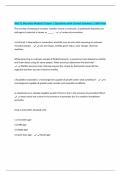 Bio171 Microbio Module 5 Exam &vert; Questions with Correct Answers &vert; 100&percnt; Pass