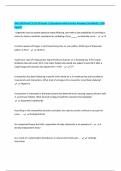 Biol 100 Final Ch 18-20 Exam &vert; Questions with Correct Answers &lpar;Verified&rpar; &vert; 100 Pass&excl;&excl;&excl;