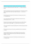 BIOL 2040 - Chapter 27 Quiz &vert; Questions with Correct Answers &vert; 100&percnt; Pass
