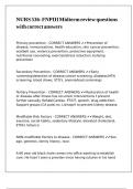 NURS 536- FNPIII Midterm review questions with correct answers
