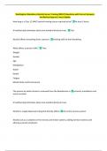 Washington Mandatory Alcohol Server Training &lpar;MAST&rpar; Questions with Correct Answers  Verified by Experts&vert; Latest Update 