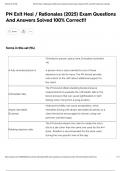 PN Exit Hesi &sol; Rationales &lpar;2025&rpar; Exam Questions And Answers Solved 100&percnt; Correct&excl;&excl;