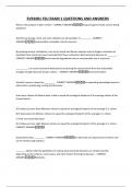 EVR1001 FSU EXAM 1 QUESTIONS AND ANSWERS&period;
