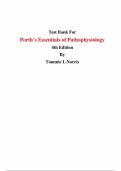 Test Bank for Essentials of Pathophysiology&colon; Concepts of Altered States Fourth Edition by Carol Porth