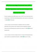 &colon; CMS Pharmacology Proctored Exam 2021 &ndash; Verified Questions and Correct Answers with Detailed Rationales