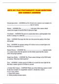 ARTS 301 FILM PHOTOGRAPHY EXAM QUESTIONS AND CORRECT ANSWERS
