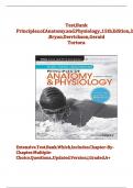 Principles of Anatomy and Physiology &lpar;15th Edition&comma; Tortora & Derrickson&rpar; &ndash; Complete Test Bank with Multiple Formats and Chapter-Based Questions